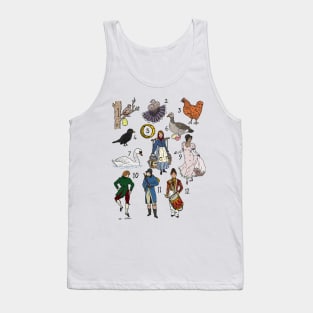 12 Days of Christmas - images only Tank Top